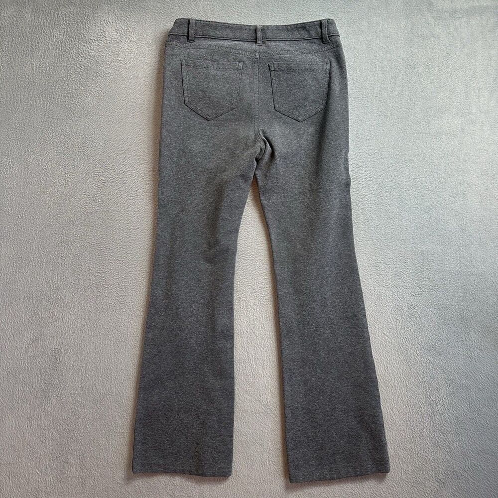 DKNY Jeans Womens 4 Pants Gray Straight Knit Stretch Mid Rise Casual EUC - Picture 2 of 11